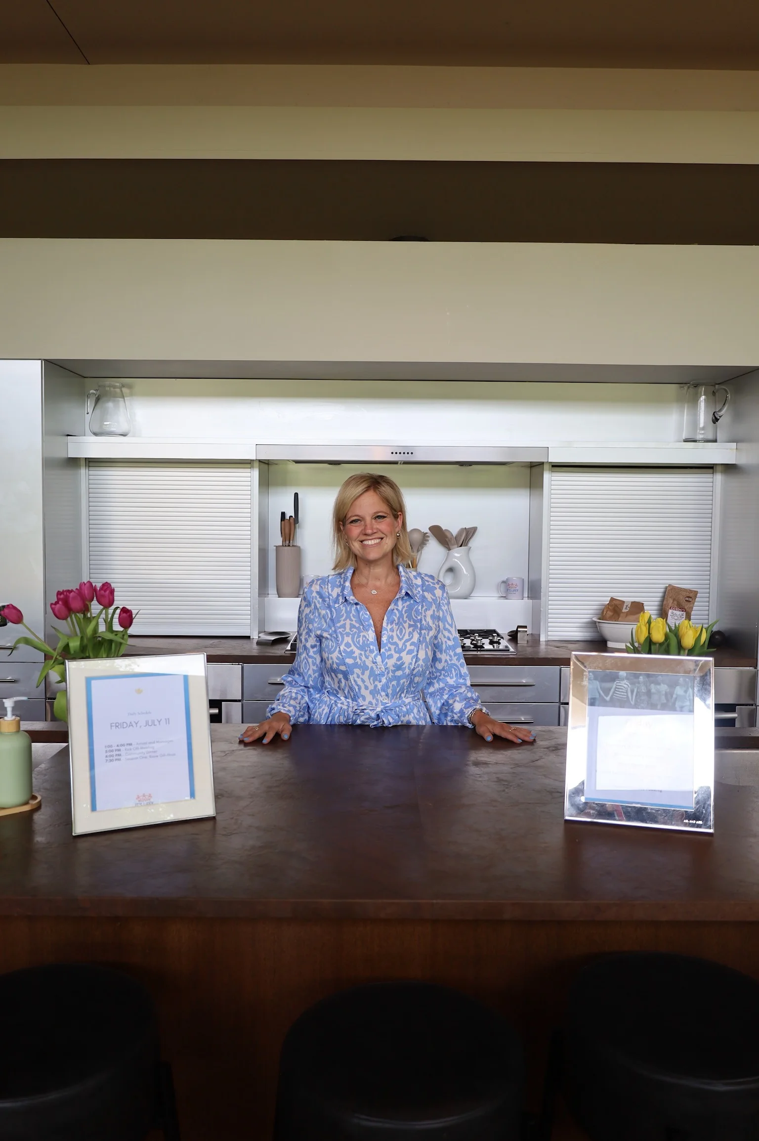 Jennifer, founder of It's Lifey, in a bright kitchen